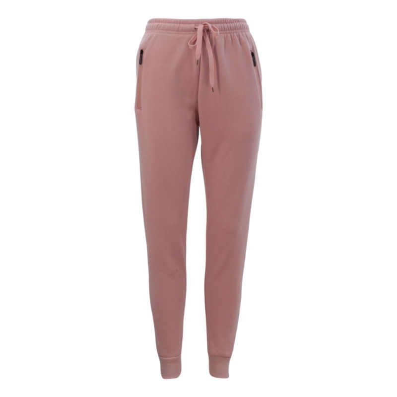 Buy Women's Track Pants Soft Fleece Slim Cuff w Zipped Pockets Ladies ...