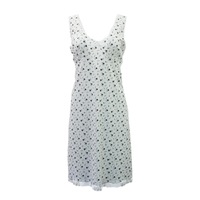 Womens Ladies Cotton Blend Nightie Night Gown Slip Petticoat Dress PJs Sleepwear