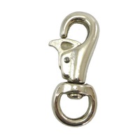 Bull Snap Clip With Hook Easy Open Steel Nickel Plated Horse Rope Lead Rugs