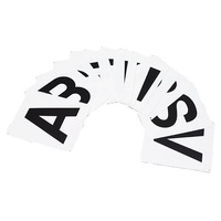 Dressage Arena Horse Riding Letters Markers 12 Strong Easy Read+Attach 27cmx24cm
