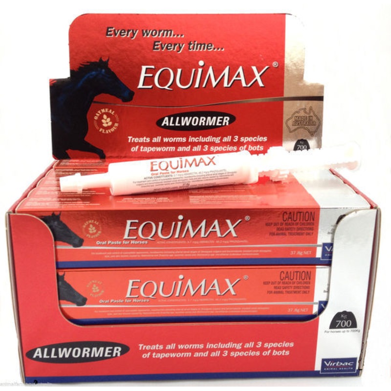 Equimax Horse Worming Paste Kills Tapeworm+Bots MyDeal