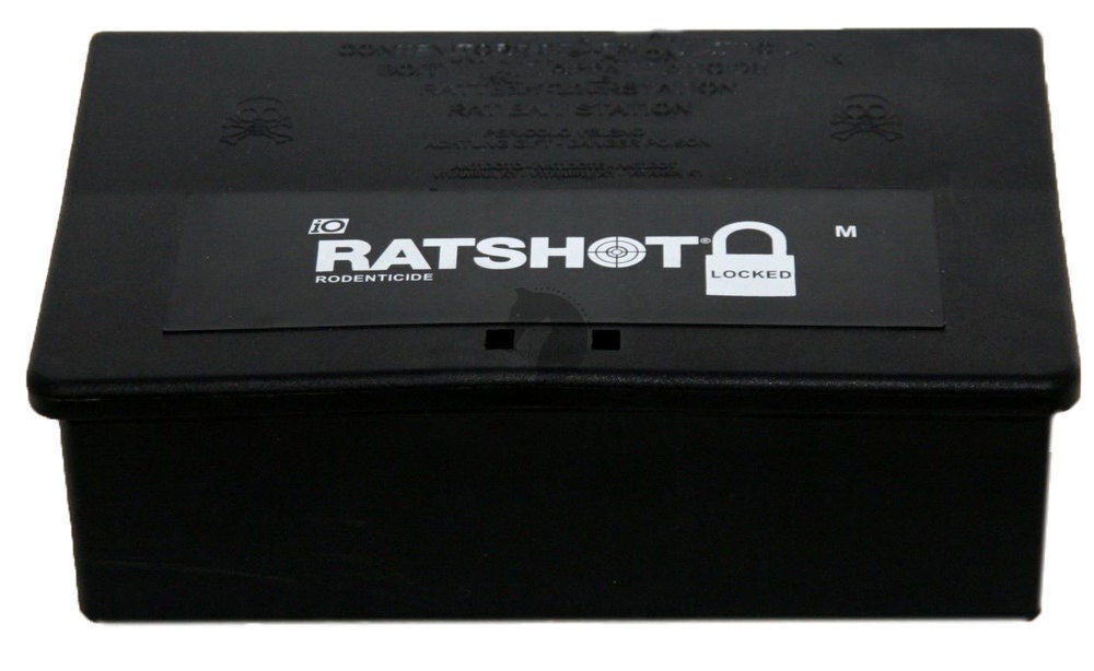 Freezone Ratshot Rat Mice Poison Bait Station Tamper Resistant Locked Medium
