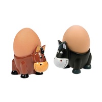 Horse Boiled Egg Cup Set of 2 