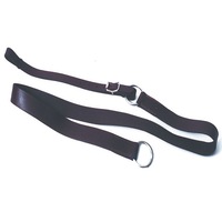 Leather 5cm strap Stock Saddle Surcingle Brown Full Cob Pony 