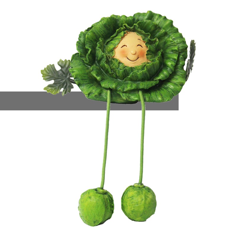 Buy Lettuce Buddy Fruit Vegetable Shelf Sitter Ornament Figurine MyDeal