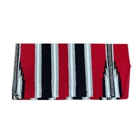 Mayatex Ranger 2000 Woven Saddle Cloth Pad 76cm x 152cm Black/Red/Grey