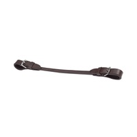 Monkey Grip Strap Rolled Leather Security Beginners Children Young Horses Brown