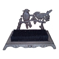 Mr Gecko Bird Boot Scraper Hand Made Cast Iron Shoe Cleaner