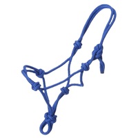Natural Horsemanship Rope Halter Tack Gear Horse Blue Cob