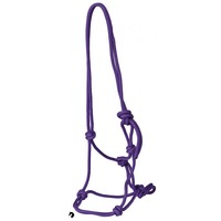 Natural Horsemanship Rope Halter Tack Gear Stable Saddle Horse Purple Full