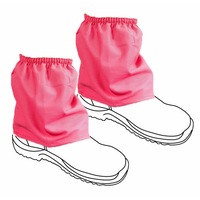 Over Boots Ankle Hiking Gaiters Sock Saver Protect 100% Cotton Hot Pink