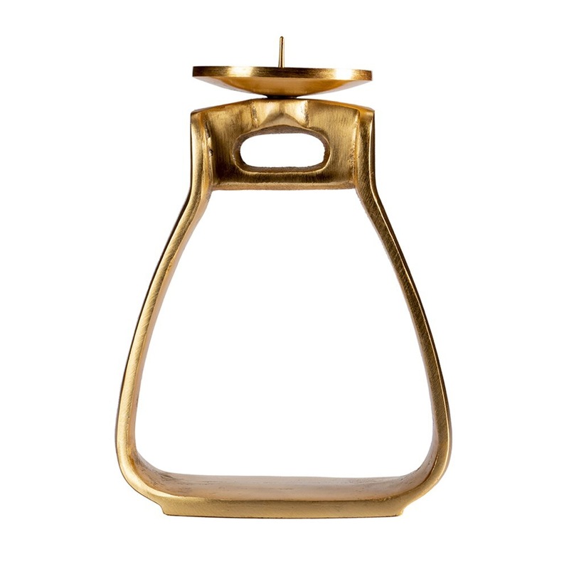 Buy Oxbow Stirrup Candle Holder Brass Plated MyDeal