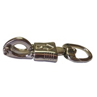 Panic Snap Hook Quick Release Locking Clip Nickel Plated 25mm Swivel Eye