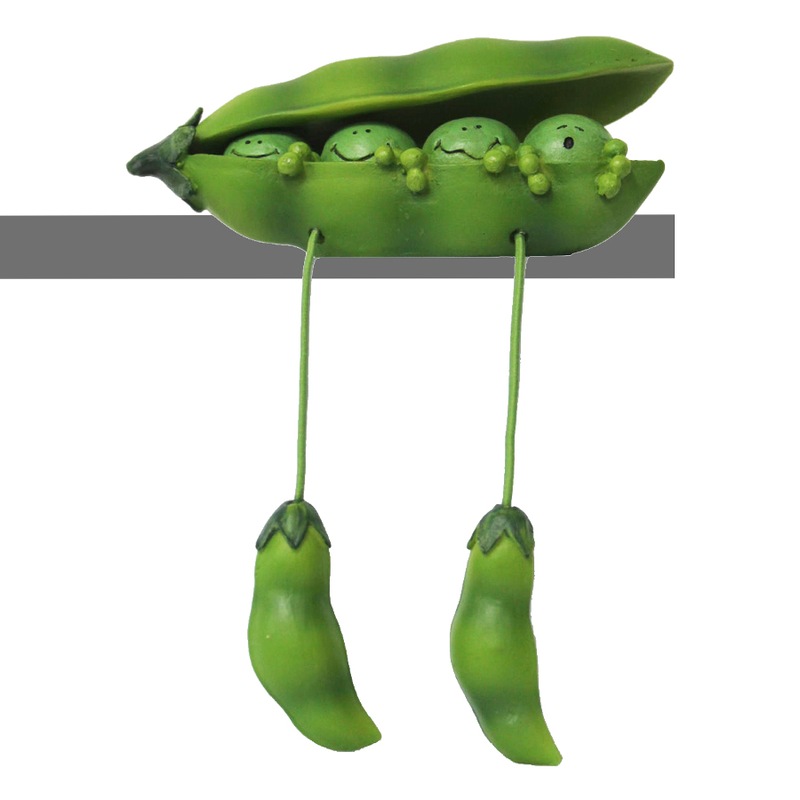 Buy Pea Buddy Fruit Vegetable Shelf Sitter Ornament Figurine - MyDeal