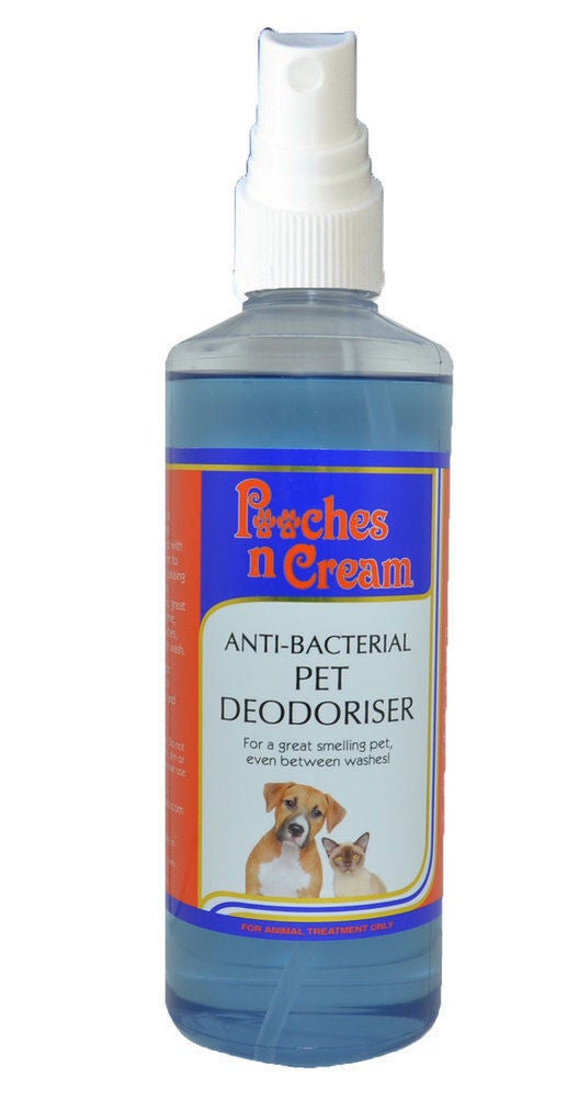 Pooches N Cream Pet Perfume Deodoriser Dog Cats Kennels Cattery Cages Grooming