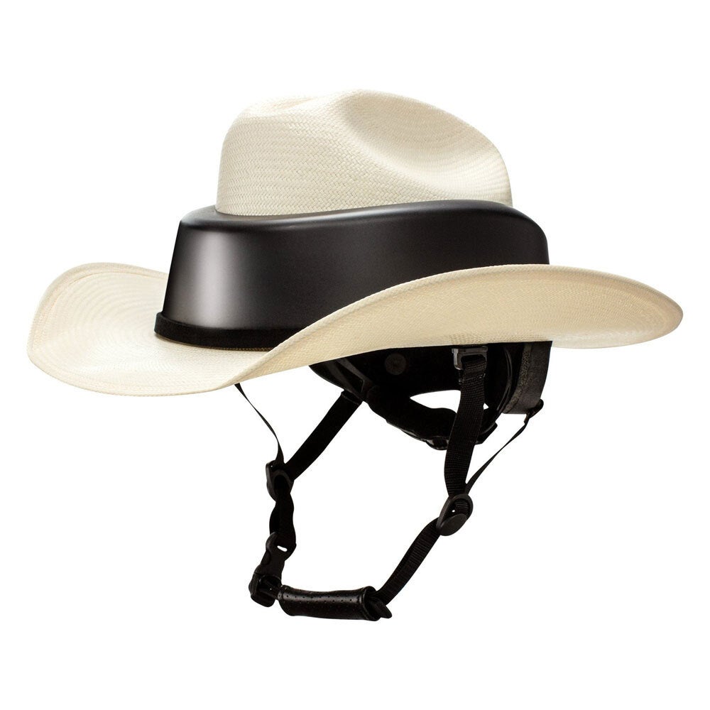 Resistol RideSafe Western Natural Straw Cowboy Hat Helmet Ride Unisex 