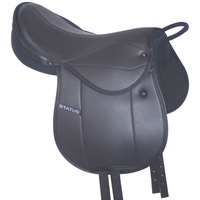 Status Pony Pad Unmounted Synthetic Leather Black 14.5"