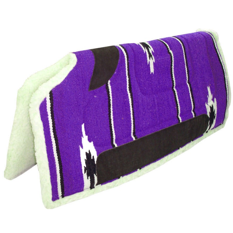 Western Saddle CutBack Navaho Pad for High Withers 81cm x 81cm [Purple