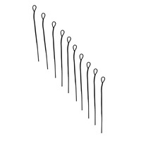 Whip Crackers Snaps Replacement For Dressage Stock Bull Whips Black 21Cm Long