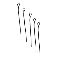 Whip Crackers Snaps Replacement For Dressage Stock Bull Whips Black 21Cm Qty5
