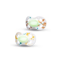 Baby Night&Night Soother, 2 Pack - 6-18 Months