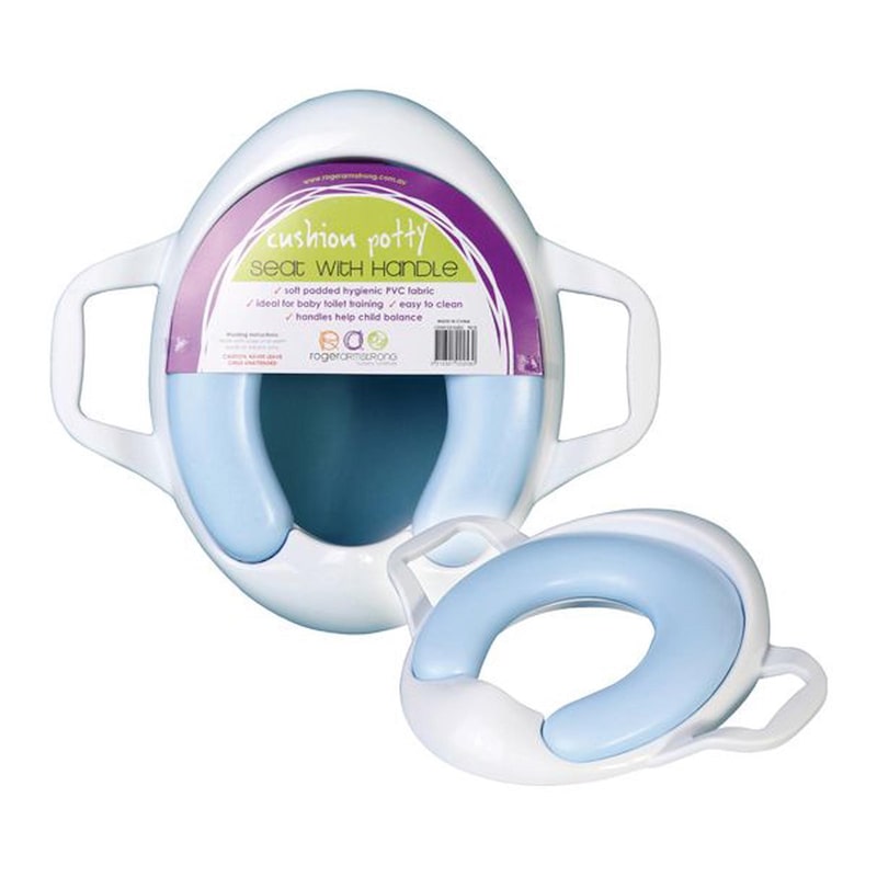 Buy Cushion Potty Toilet Seat With Handles MyDeal