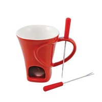 F12066 4-Piece Sweetheart Chocolate Fondue Mug Set