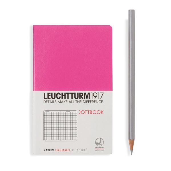 Buy Jottbook Pocket Notepad, Squared, 60 Pages (New Pink) - A6 - MyDeal ...