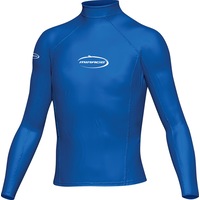Junior Long Sleeve Rash Shirt (Blue) - Size 6