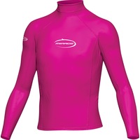 Junior Long Sleeve Rash Shirt (Hot Pink) - Size 14