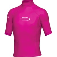 Junior Short Sleeve Rash Shirt (Hot Pink) - Size 14