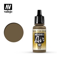 Model Air Acrylic Paint (BS Dark Earth ) - 17mL