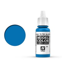 Model Colour Acrylic Paint (Fluorescent Blue)