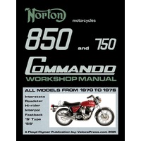 Norton 850 and 750 Commando Workshop Manual All Models from 1970 to 1975 (Part Number 06-5146)
