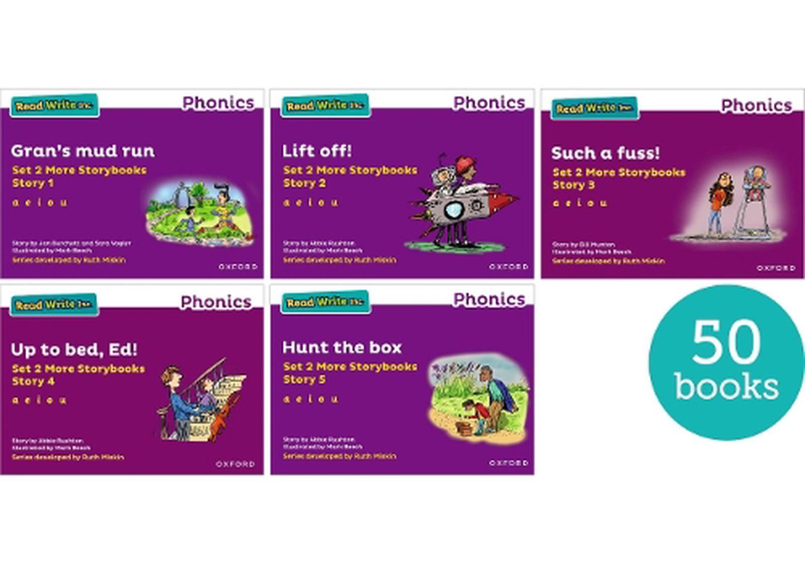 Buy Read Write Inc. Phonics: Purple Set 2 More Storybooks (Pack of 50 ...