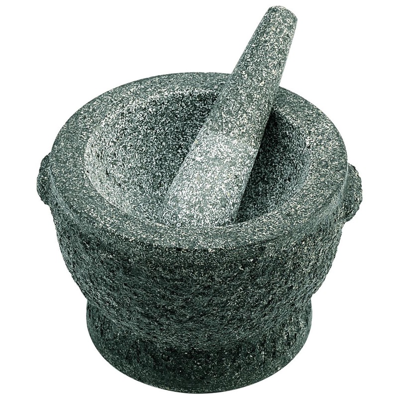 Buy Rough Granite Mortar & Pestle 20cm MyDeal