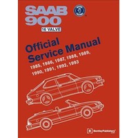 SAAB 900 16 Valve Official Service Manual: 1985, 1986, 1987, 1988, 1989, 1990, 1991, 1992, 1993: Including 1994 Convertible