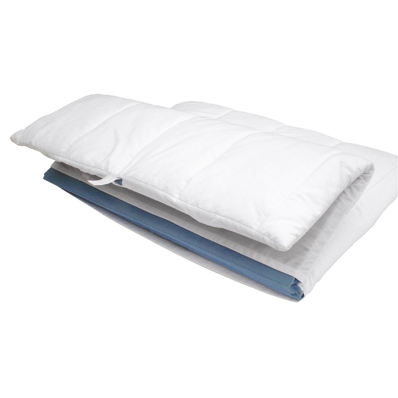 Buy The Sleepover Padded Fitted Travel Cot Sheet (White) 75 x 110cm