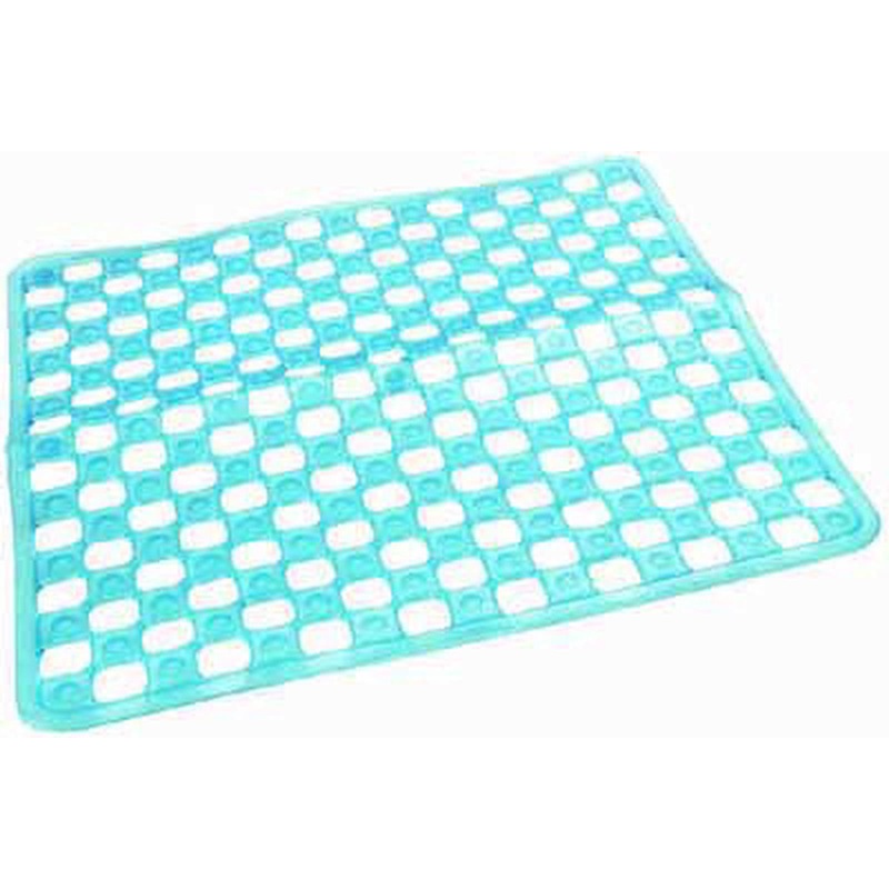 Buy Transparent PVC Shower Mat (Blue) MyDeal