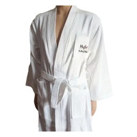 Kylin Luxury Cotton Shower Gown Bathrobe