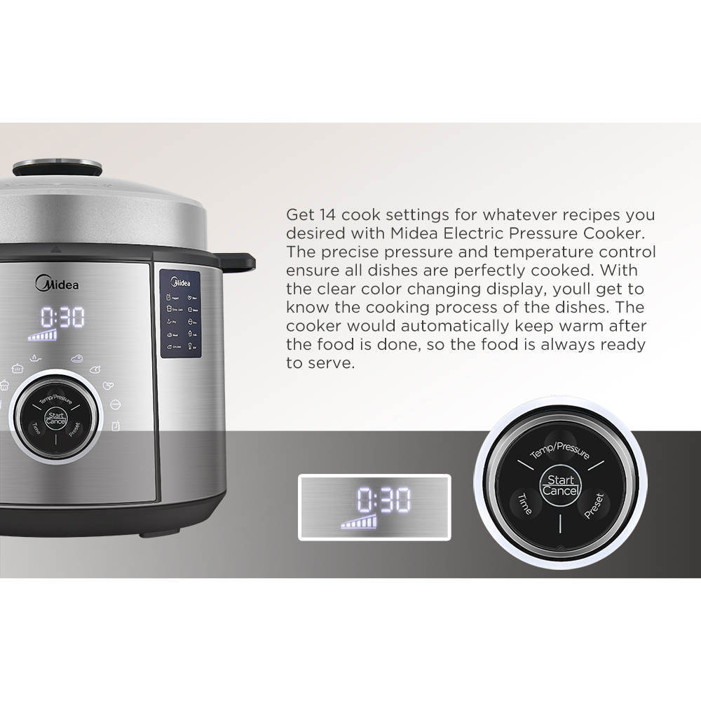 Midea electric cheap pressure cooker recipes