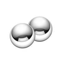 SSGP Classic Stainless Steel Sphere Ice Ball Set 2pc With Case