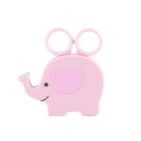 ZXQ Zhangxiaoquan PHP-22 Kids Safety Scissors 80mm Pink - Elephant