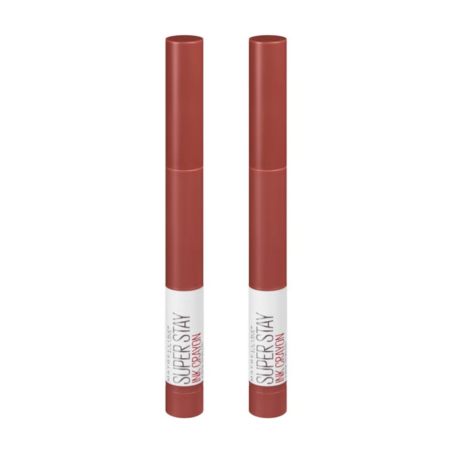 2 x Maybelline SuperStay Ink Crayon Lipstick 1.2g - 110 Rise To The Top