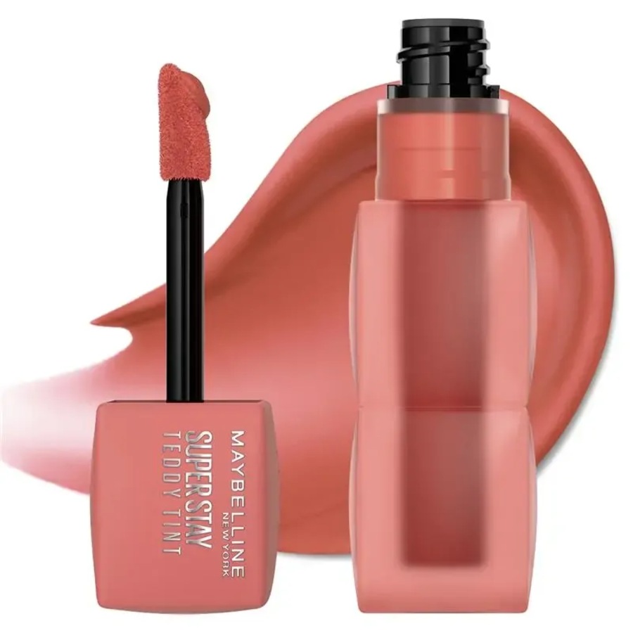 2 x Maybelline Superstay Teddy Tint Lipstick 5mL - 15 Skinny Dip