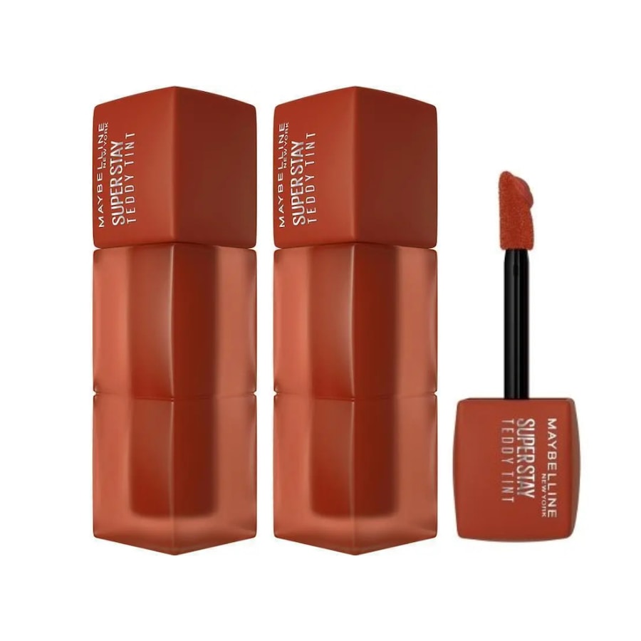 2 x Maybelline Superstay Teddy Tint Lipstick 5mL - 80 Keep It Cosy