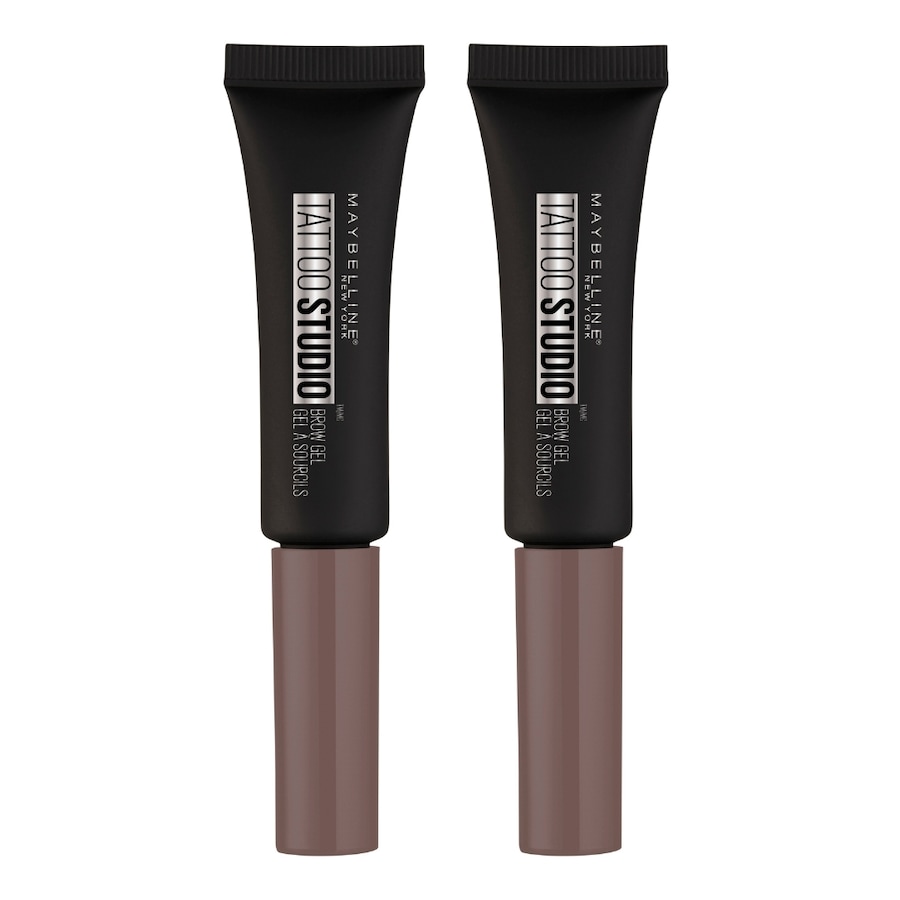 2 x Maybelline Tattoo Studio Waterproof Brow Gel 6.8mL - 257 Medium Brown