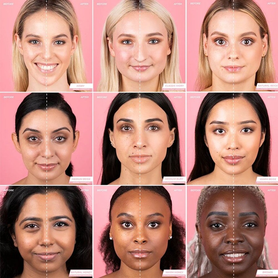 2 x MCoBeauty Miracle Hydro Glow Oil Free Foundation 30mL - Medium Buff