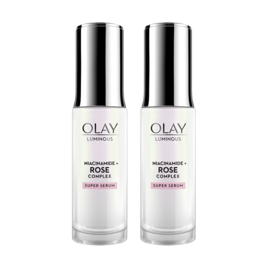 2 x Olay Luminous Niacinamide + Rose Complex Super Serum 30mL
