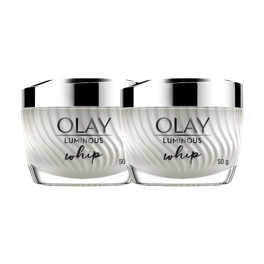 2 x Olay Luminous Whip Moisturiser 50g